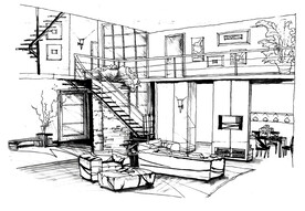 手绘作品方案草图