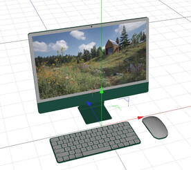 C4D模型  电脑