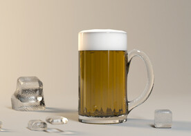  C4D模型 酒杯
