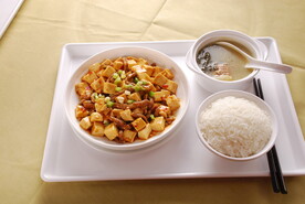 麻婆豆腐 米饭