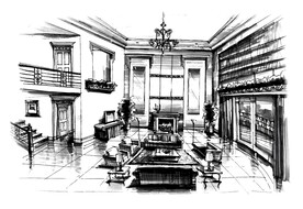 草图手绘素描效果