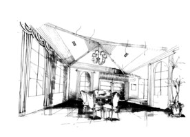 草图手绘素描效果