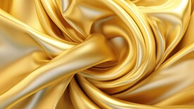 金色丝绸