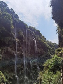 马岭河枯水期瀑布群