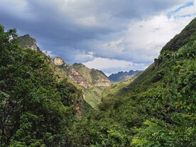 马岭河峡谷山川风景