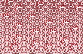 中式祥云底纹花纹