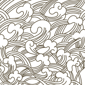 中式祥云底纹花纹