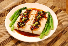 豉汁蒸元贝豆腐