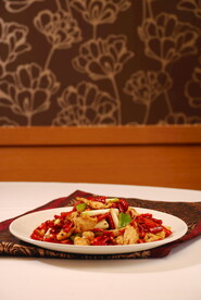 回锅肉  辣椒炒鸡肉