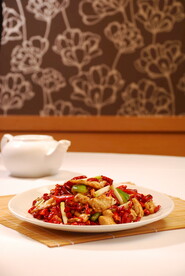 回锅肉  辣椒炒鸡肉