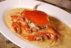 花雕蒸肉蟹  螃蟹