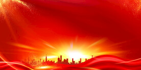 红色建筑背景图片