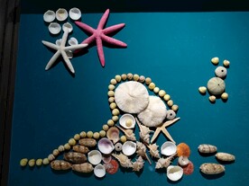 贝壳挂画工艺品