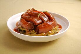酸菜烧鳄鱼肉