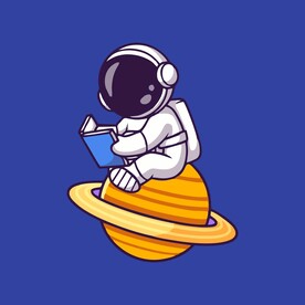 宇航员矢量卡通儿童插画图片