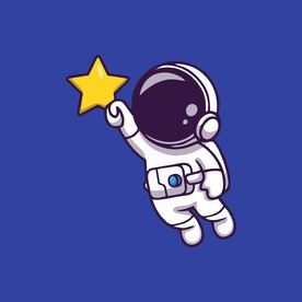 宇航员矢量卡通儿童插画图片