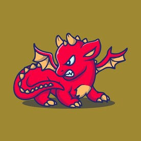 恐龙矢量卡通儿童插画图片