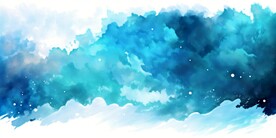 创意风浪水彩颜料油漆海报背景