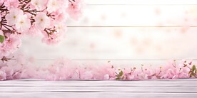 创意多彩花朵水彩海报背景