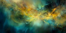 创意多彩水彩颜料油漆海报背景