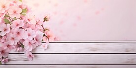 创意多彩花朵水彩海报背景