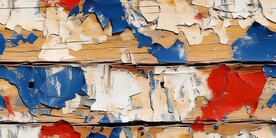 多彩木纹木板素材图片