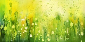 创意多彩草地抽象油彩绘画背景