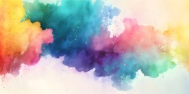 创意多彩抽象油彩绘画背景