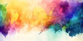 创意多彩抽象油彩绘画背景