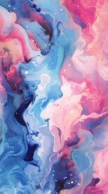 创意多彩抽象油彩绘画背景