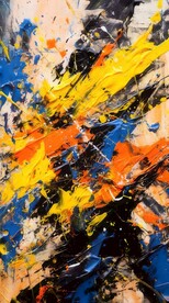 创意多彩抽象油彩绘画背景