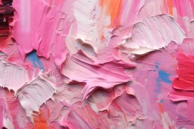 创意多彩抽象油彩绘画背景