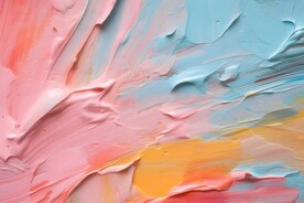 创意多彩抽象油彩绘画背景