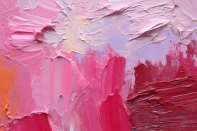 创意多彩抽象油彩绘画背景