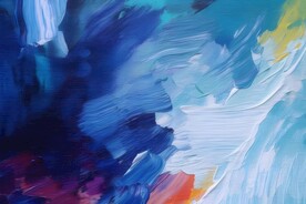 创意多彩抽象油彩绘画背景