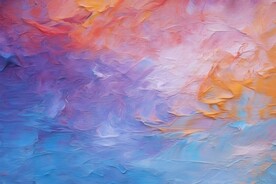 创意多彩抽象油彩绘画背景