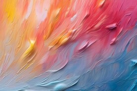 创意多彩抽象油彩绘画背景