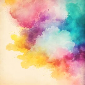 创意多彩抽象油彩绘画背景