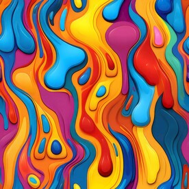 创意多彩抽象油彩绘画背景