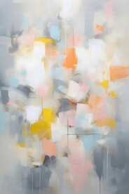 创意多彩抽象油彩绘画背景