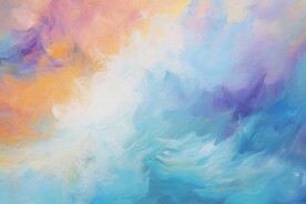 创意多彩抽象油彩绘画背景