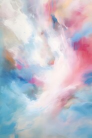 创意多彩抽象油彩绘画背景