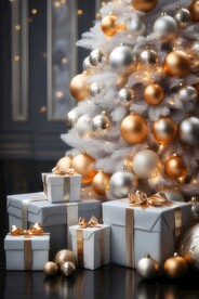 圣诞节装饰场景背景