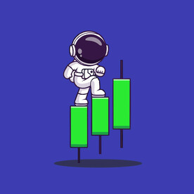 可爱宇航员卡通矢量儿童插画