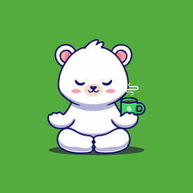 可爱小熊卡通矢量儿童插画