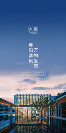 大暑地产节气海报