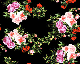 大牌花 玫瑰花 手绘花