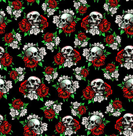 鲜花 骷髅头