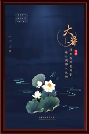 大暑海报