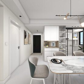 现代风简约餐厅